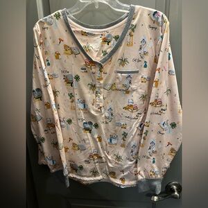 Cuddl Duds Size L Spoiled Cats Sleep Shirt Pre-owned